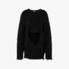 Oversize’owy sweter z rzeźbionej wełny