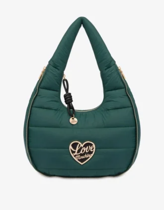 Pikowana nylonowa torba typu hobo Pikowana nylonowa torba typu hobo