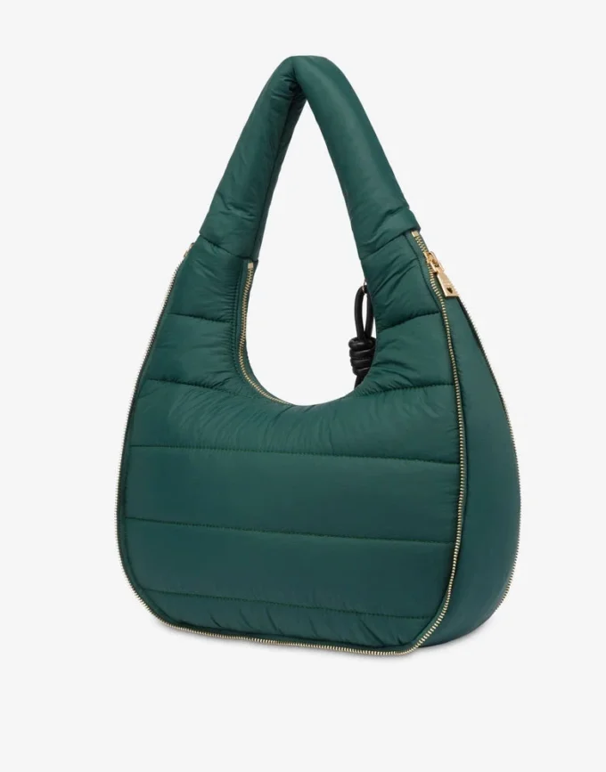 Pikowana nylonowa torba typu hobo Pikowana nylonowa torba typu hobo