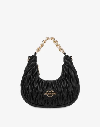 Pikowana torba typu hobo