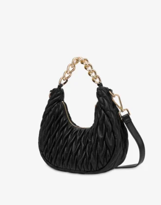 Pikowana torba typu hobo