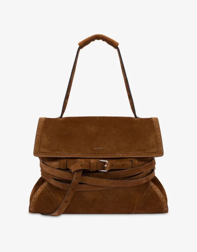 Średnia torba na ramię Moschino Tie Me