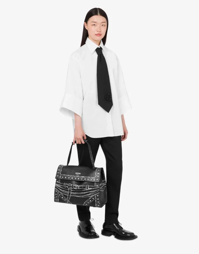 Średnia torebka Moschino Tie Me