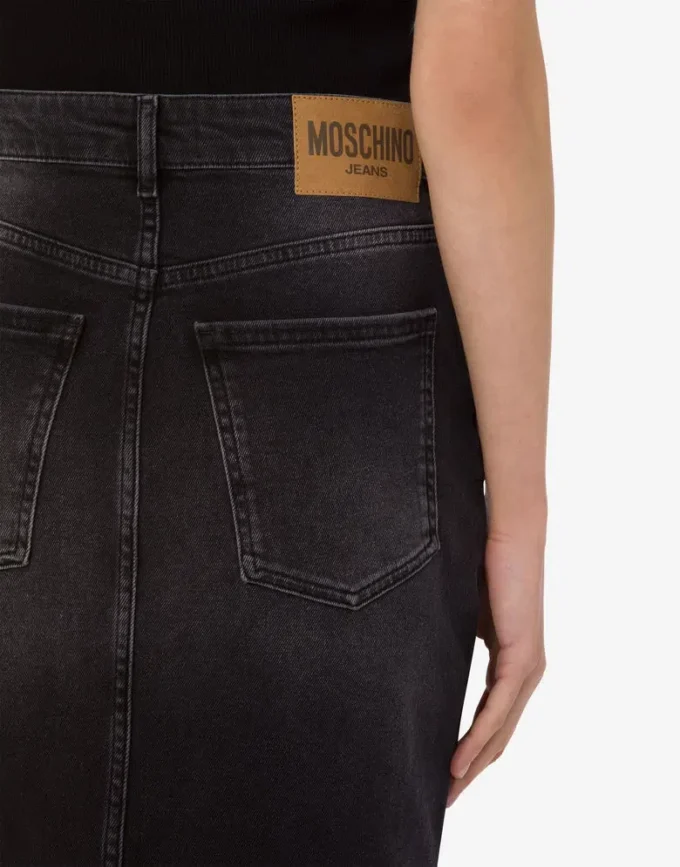 Spódnica z elastycznego bawełnianego denimu
