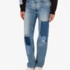 Spodnie z dżinsu w stylu patchwork Spodnie z dżinsu w stylu patchwork