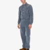 Spodnie z flokowanego denimu