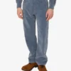 Spodnie z flokowanego denimu