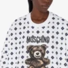 Sukienka Moschino Teddy Bear z dzianiny z bawełny organicznej Sukienka Moschino Teddy Bear z dzianiny z bawełny organicznej