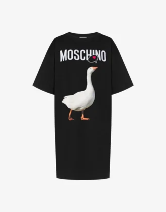 Sukienka z dzianiny z bawełny organicznej Goose