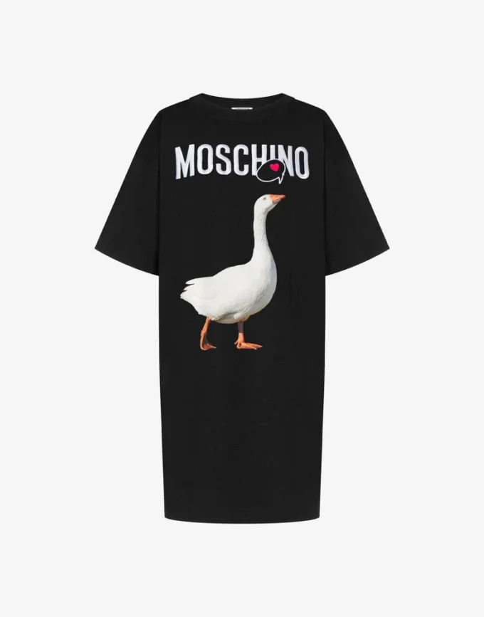 Sukienka z dzianiny z bawełny organicznej Goose