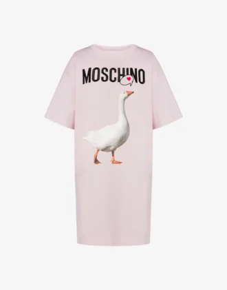 Sukienka z dzianiny z bawełny organicznej Goose