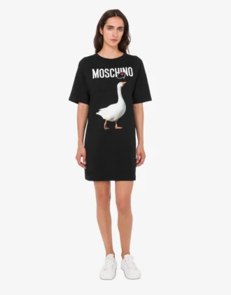Sukienka z dzianiny z bawełny organicznej Goose