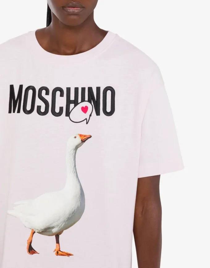 Sukienka z dzianiny z bawełny organicznej Goose