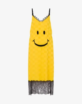 Sukienka z mieszanki jedwabiu Smiley®