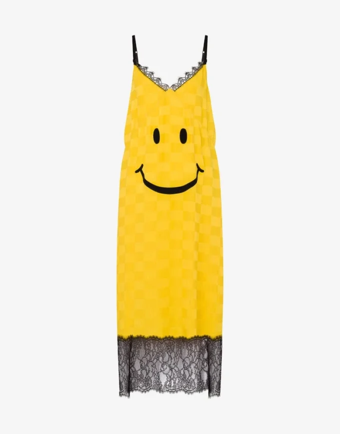 Sukienka z mieszanki jedwabiu Smiley® Sukienka z mieszanki jedwabiu Smiley®