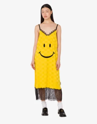 Sukienka z mieszanki jedwabiu Smiley®
