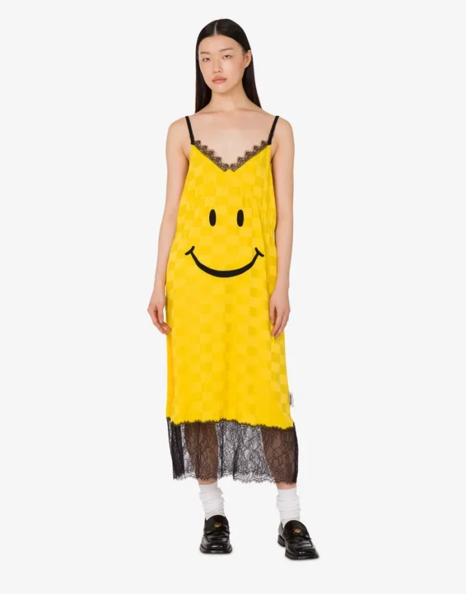 Sukienka z mieszanki jedwabiu Smiley® Sukienka z mieszanki jedwabiu Smiley®