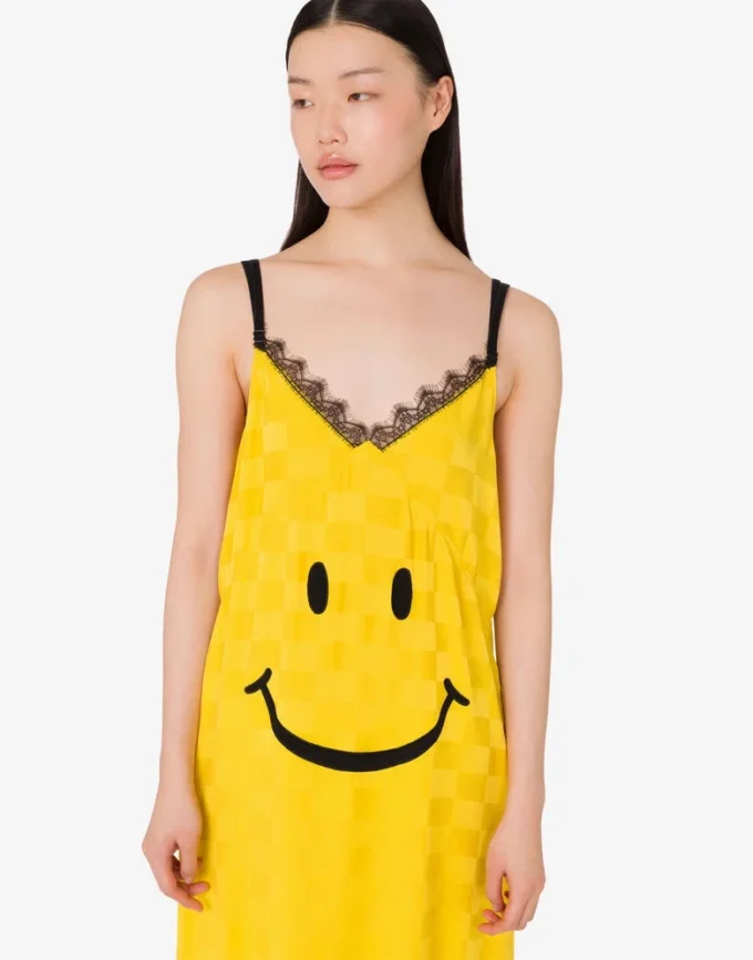 Sukienka z mieszanki jedwabiu Smiley® Sukienka z mieszanki jedwabiu Smiley®