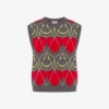 Sweter bez rękawów z mieszanki wełny Smiley® Sweter bez rękawów z mieszanki wełny Smiley®