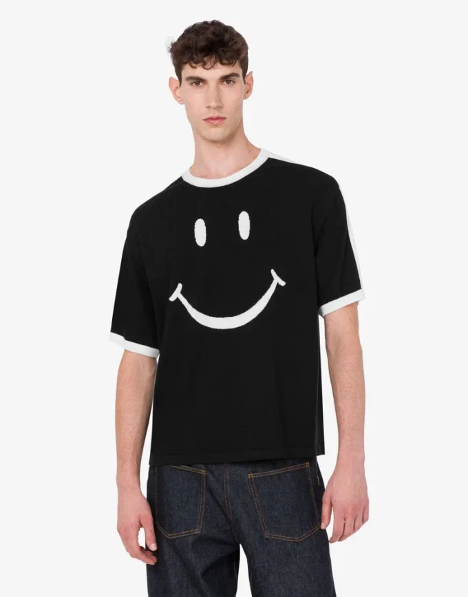 Sweter Smiley® z bardzo delikatnej wełny merynosowej Sweter Smiley® z bardzo delikatnej wełny merynosowej