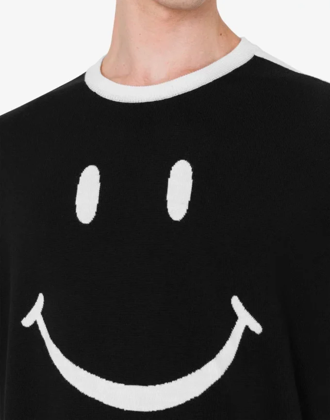 Sweter Smiley® z bardzo delikatnej wełny merynosowej Sweter Smiley® z bardzo delikatnej wełny merynosowej