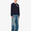 Sweter z bardzo delikatnej wełny merynosowej z intarsją Sweter z bardzo delikatnej wełny merynosowej z intarsją