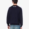 Sweter z bardzo delikatnej wełny merynosowej z intarsją Sweter z bardzo delikatnej wełny merynosowej z intarsją