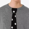 Sweter z bardzo delikatnej wełny merynosowej z intarsją Sweter z bardzo delikatnej wełny merynosowej z intarsją