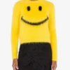 Sweter z czesanej moheru Smiley Sweter z czesanej moheru Smiley