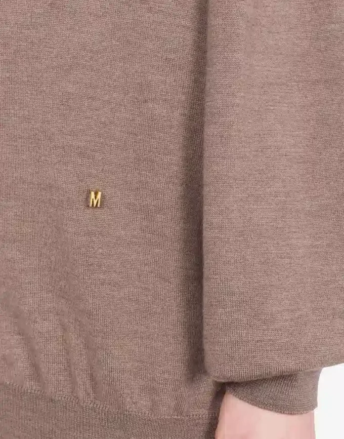 Sweter z golfem z wełny Golden M Sweter z golfem z wełny Golden M