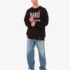Sweter z intarsją z wełny szetlandzkiej