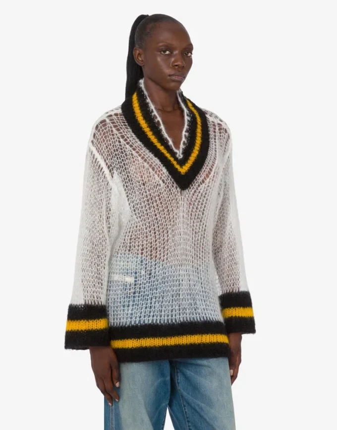 Sweter z mieszanki alpaki