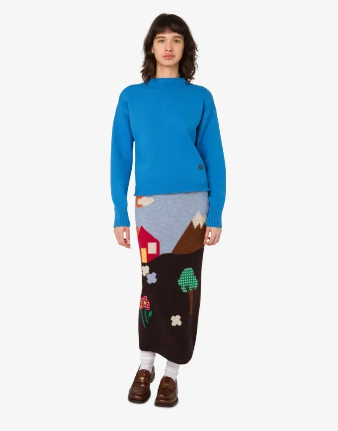 Sweter z mieszanki bawełny organicznej
