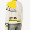 Sweter z mieszanki wełny intarsja Sweter z mieszanki wełny intarsja
