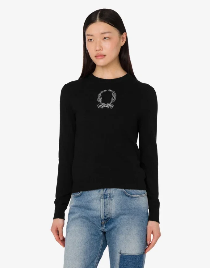 Sweter z mieszanki wełny Laurel Crown