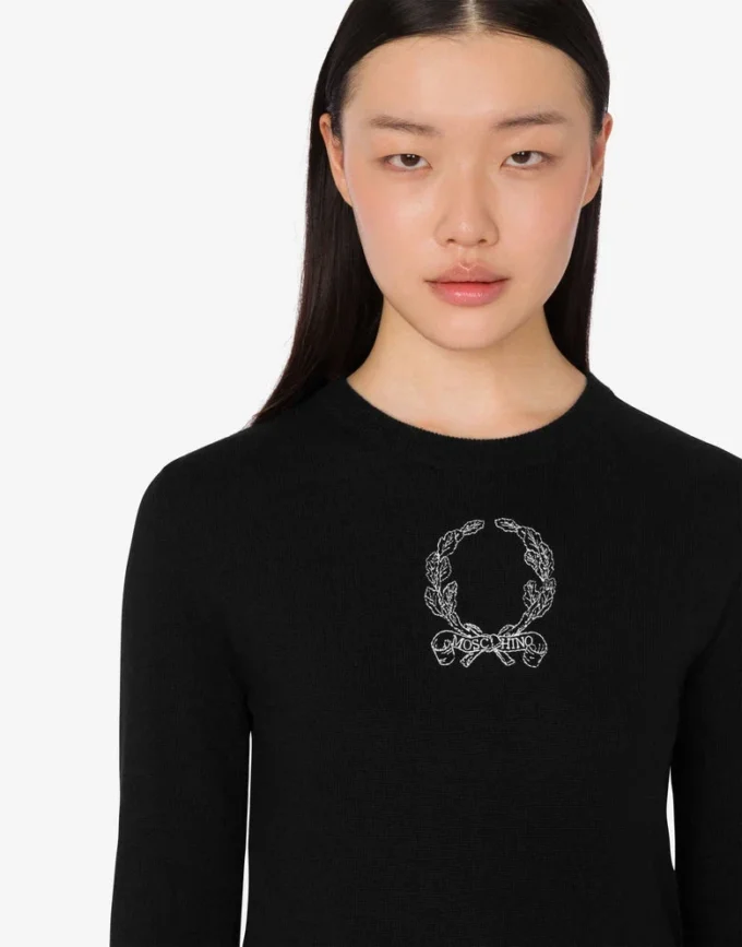 Sweter z mieszanki wełny Laurel Crown
