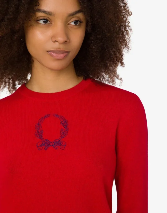 Sweter z mieszanki wełny Laurel Crown Sweter z mieszanki wełny Laurel Crown