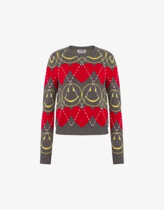 Sweter z mieszanki wełny Smiley®