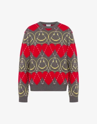 Sweter z mieszanki wełny Smiley®