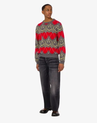 Sweter z mieszanki wełny Smiley®