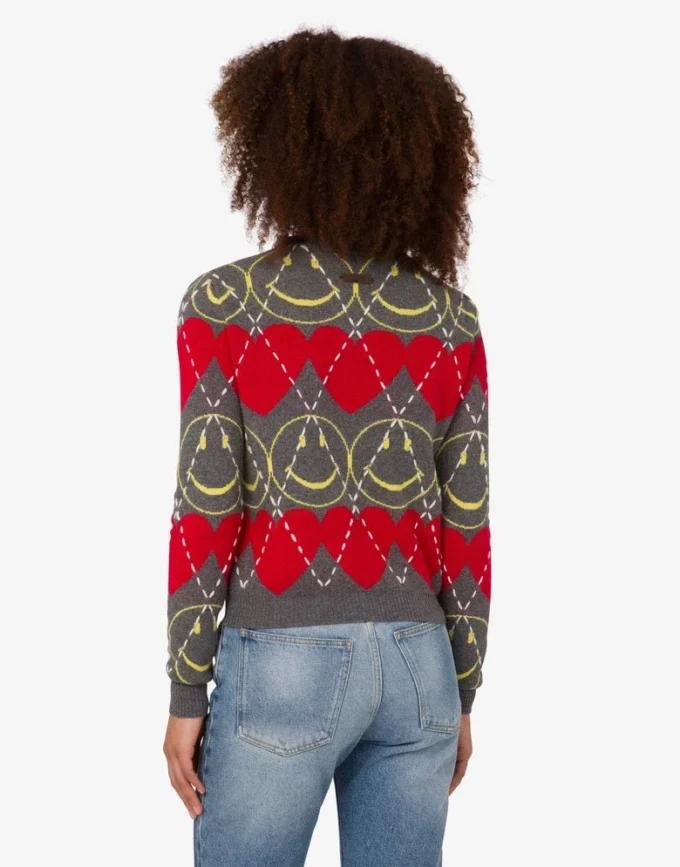 Sweter z mieszanki wełny Smiley®
