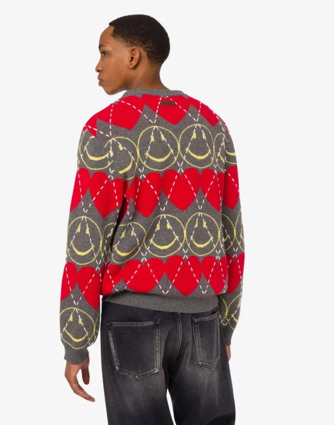 Sweter z mieszanki wełny Smiley®