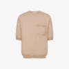 Sweter z wełny i jedwabiu Golden M Sweter z wełny i jedwabiu Golden M