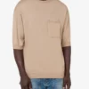 Sweter z wełny i jedwabiu Golden M Sweter z wełny i jedwabiu Golden M
