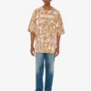 T-shirt z dzianiny z bawełny organicznej z nadrukiem T-shirt z dzianiny z bawełny organicznej z nadrukiem