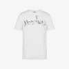 T-shirt z dzianiny z bawełny organicznej z nadrukiem