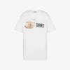 T-shirt z dzianiny z bawełny organicznej z nadrukiem T-shirt z dzianiny z bawełny organicznej z nadrukiem