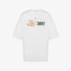 T-shirt z dzianiny z bawełny organicznej z nadrukiem