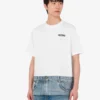T-shirt z dzianiny z bawełny organicznej z nadrukiem T-shirt z dzianiny z bawełny organicznej z nadrukiem