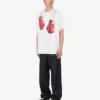 T-shirt z dzianiny z bawełny organicznej z nadrukiem